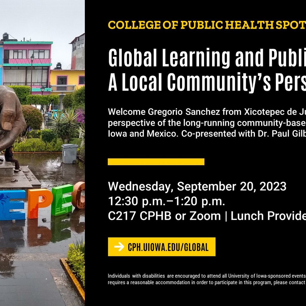 Global Service-learning and Public Health: A Local Community's Perspective promotional image