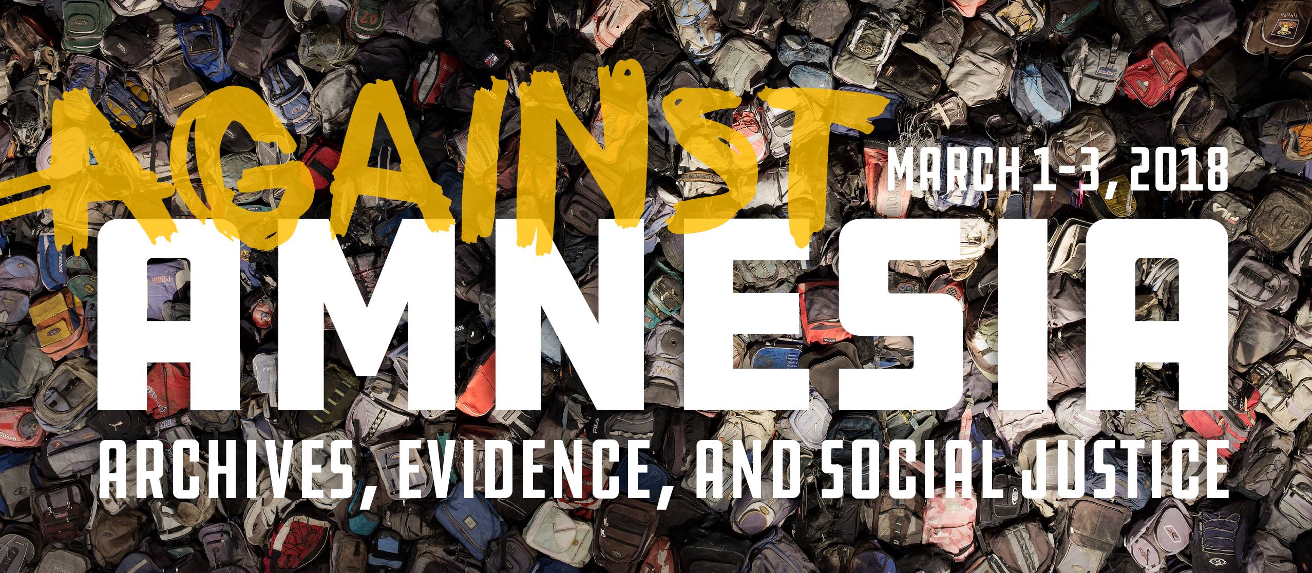 Against Amnesia Provosts Global Forum banner