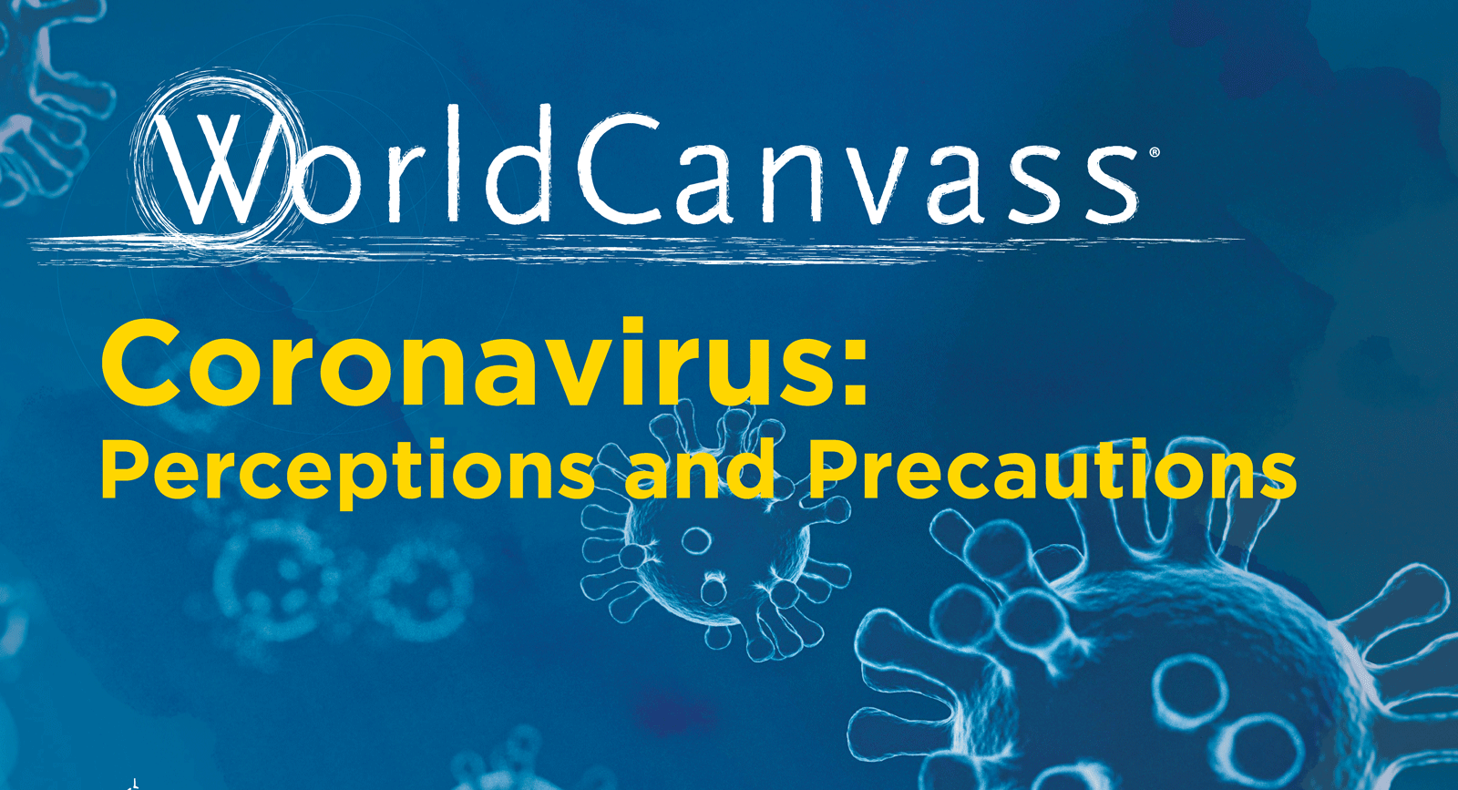 WorldCanvass Coronavirus Perceptions and Precautions