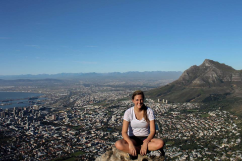 Brooke Axness at Lions Head in South Africa