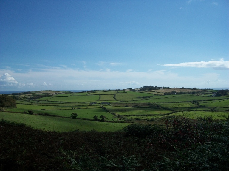 The green countryside of West Cork.
