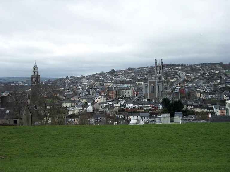 A hill overlooking Cork city