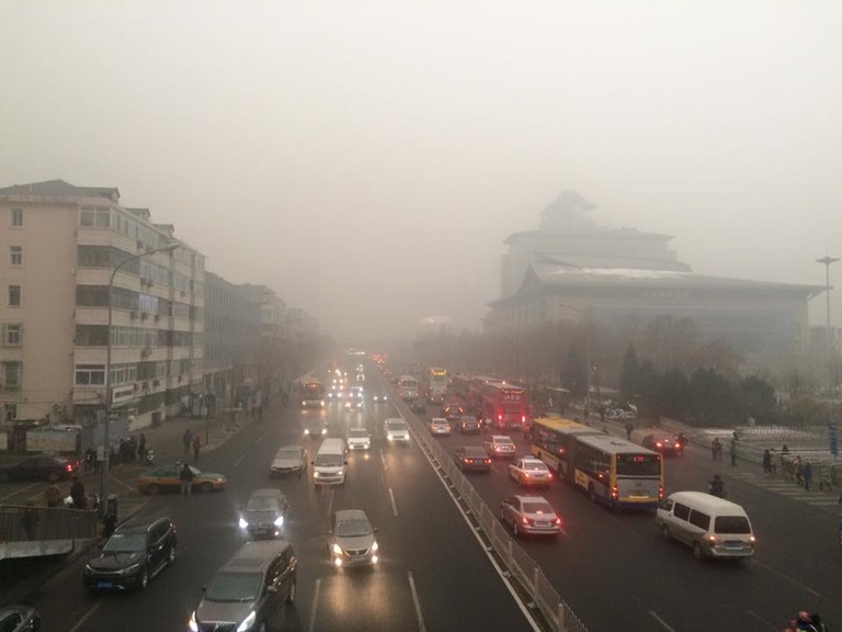 polluted days in beijing