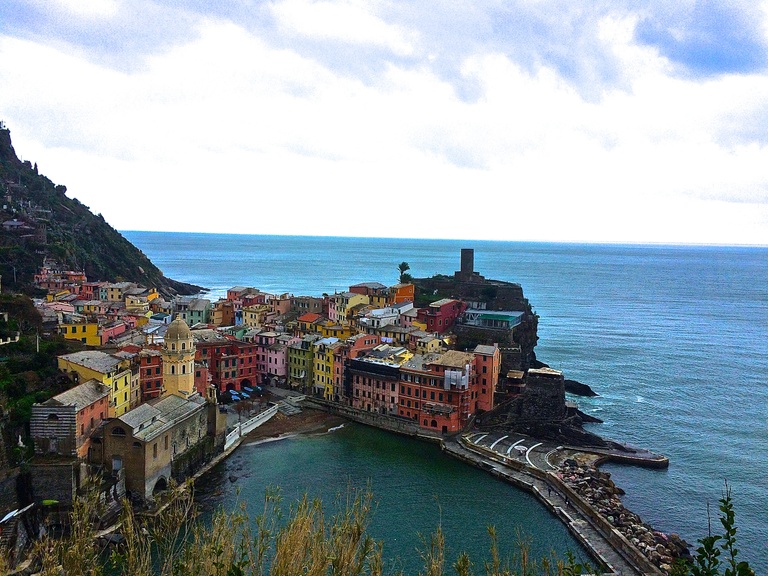Photo of the city of Vernazza