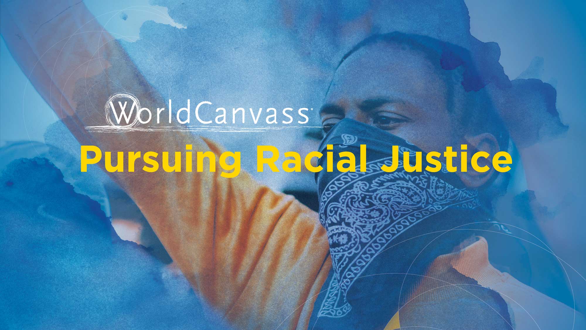 Pursuing Racial Justice with protestor