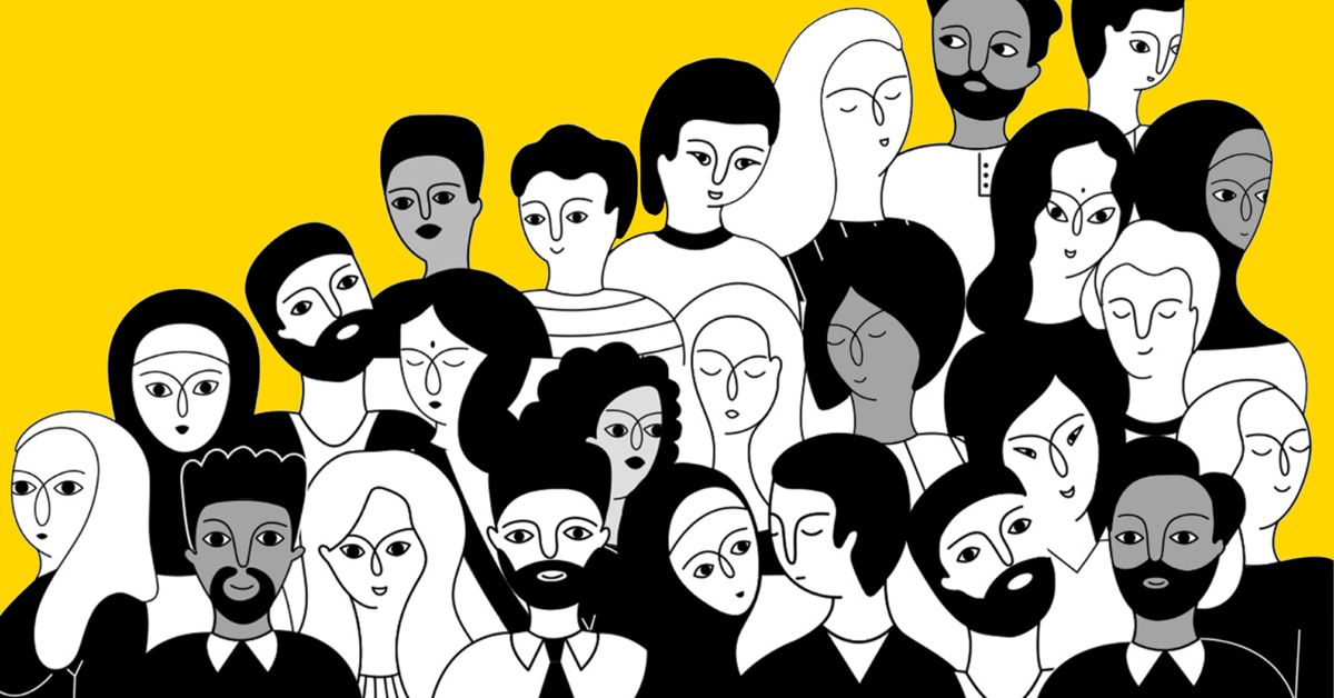 illustration of many people 