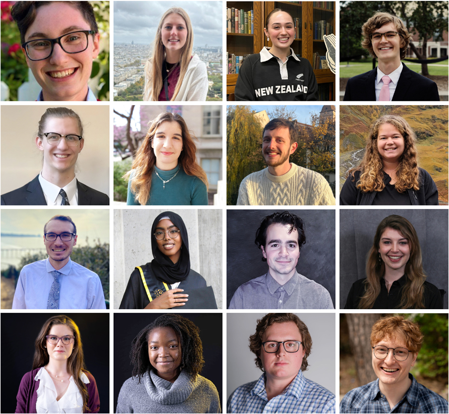 collage of 2024-2025 fulbright winners