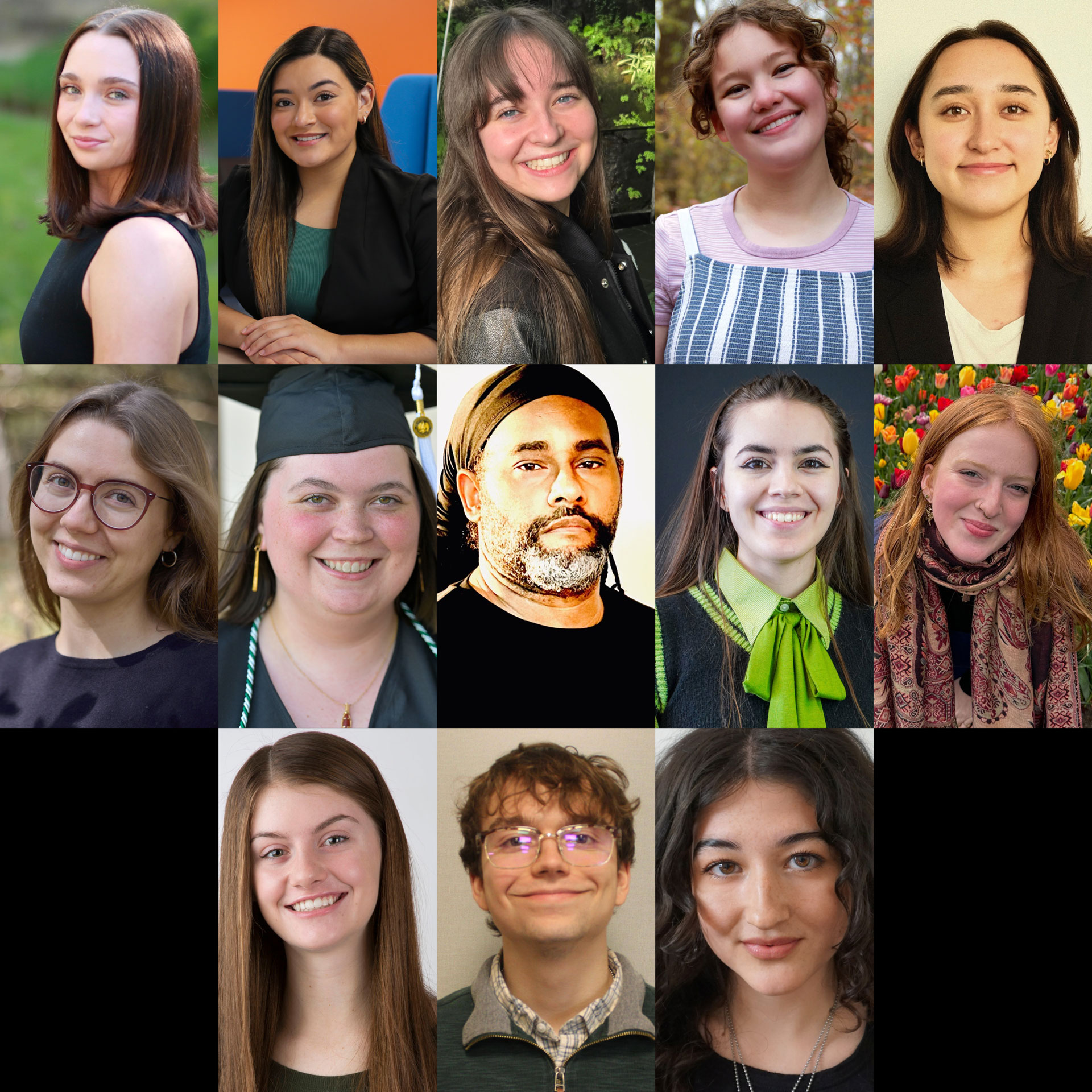 collage of student headshots