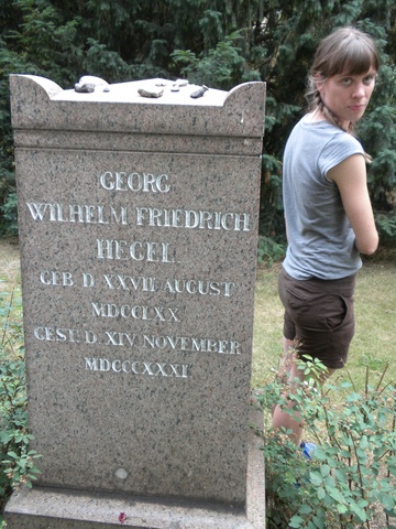 Briana during her first trip to Berlin in summer 2014, funded with a Stanley Grant.