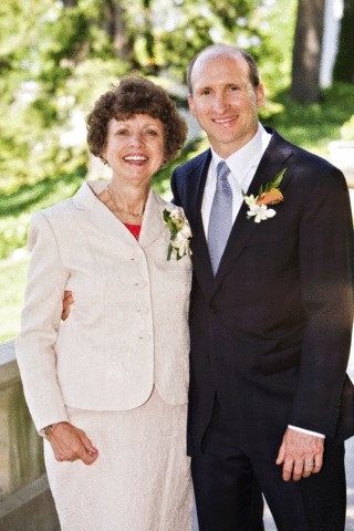 Michael Snodgrass with his mother Carol Snodgrass