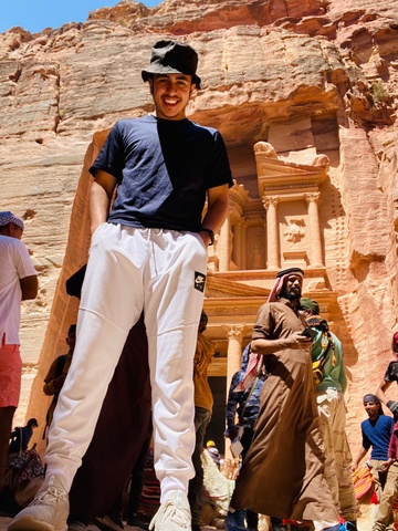 Dean Omar in Petra, Jordan