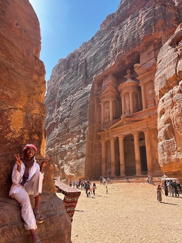 Maria Osman at Petra
