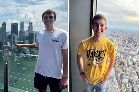 William Drosen in Singapore and Hunter Heppe in Tokyo