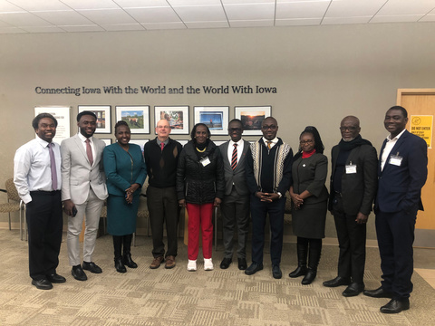 Russ Ganim with IIB delegation from Africa