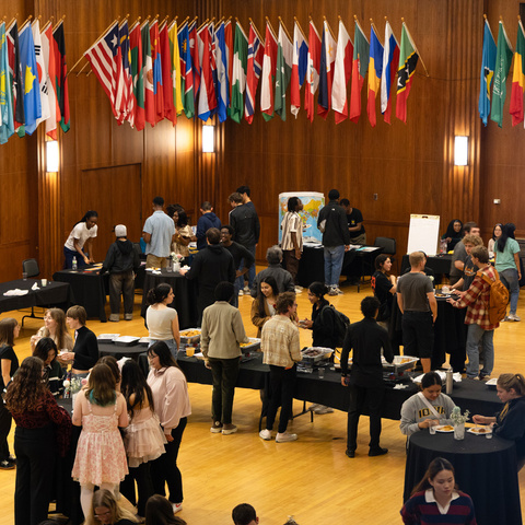 students at the Multicultural Showcase
