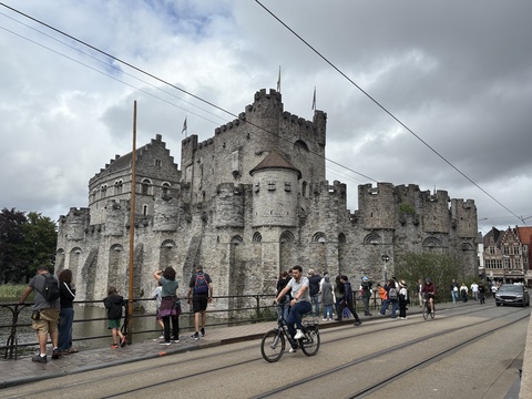 Count of Castles, a stone castle in Ghent, Belgium