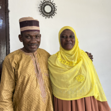 Sabena's parents, father left, mother right