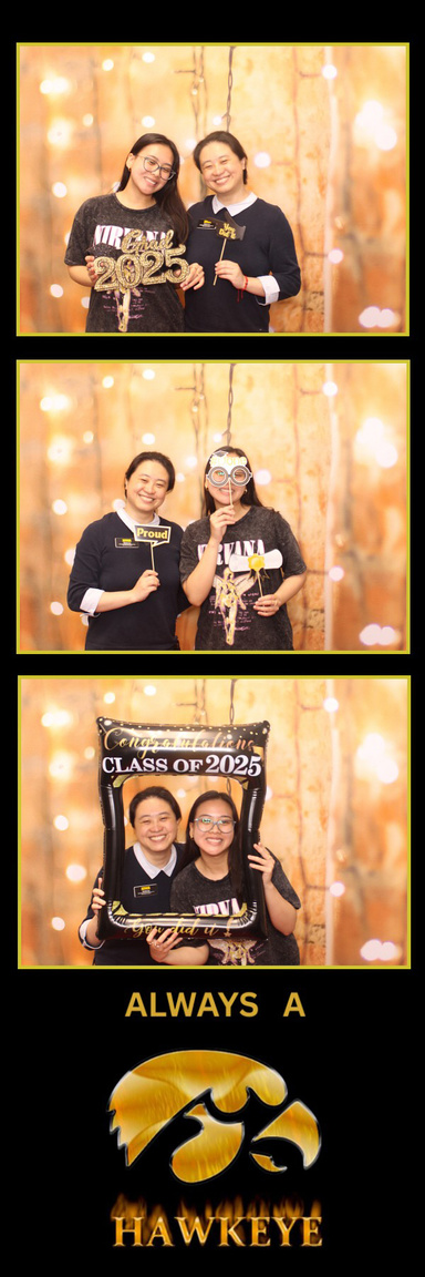 Shuhui Lin and Fascha Aryasa at end of year celebration 2025