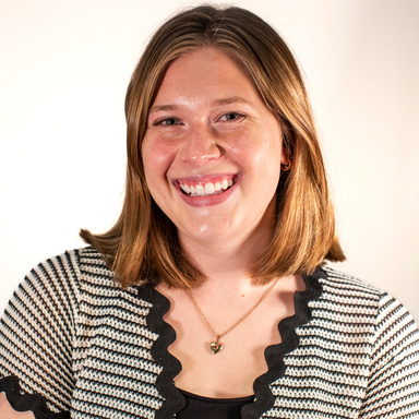 student smiling