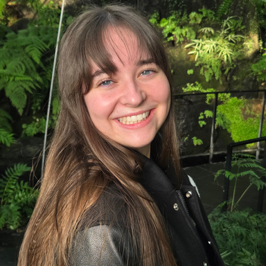 student smiling
