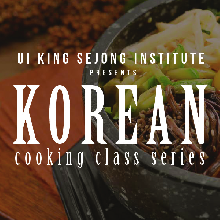 Image to promote Korean cooking class