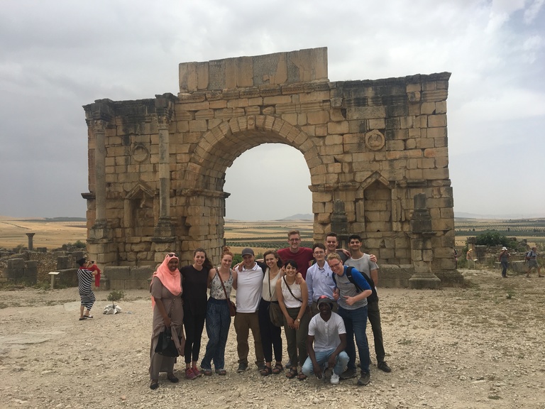 minnesota_study_abroad_group_in_the_archeological_site_of_volubilis