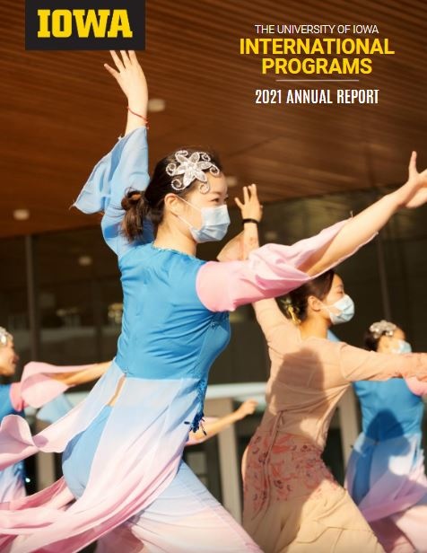 Front cover of the 2021 International Programs annual report