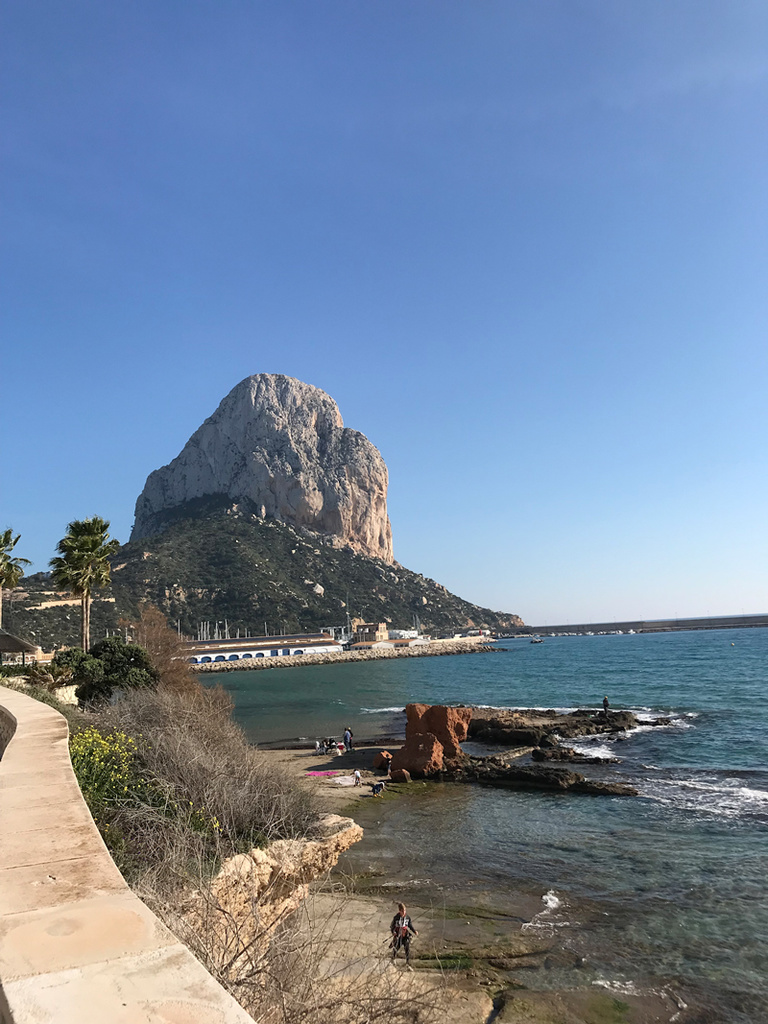 mountain and ocean view in Calpe