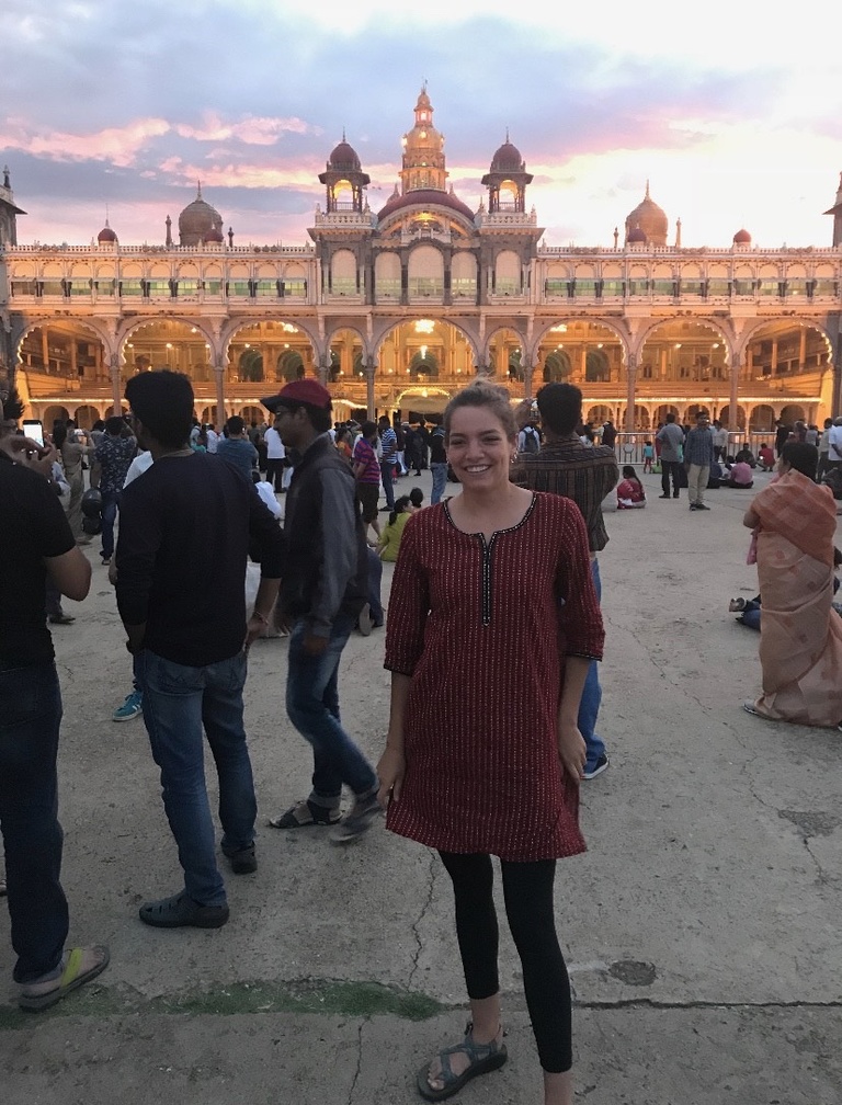 Emma Sillman in India