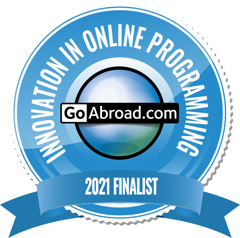 Image representing the GoAbroad Innovation in Online Programming 2021 Finalist status