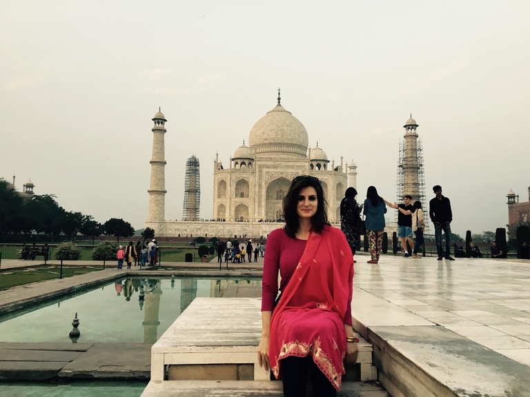 Lauren Smiley in India, where she reported a story