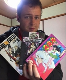 Luke with manga
