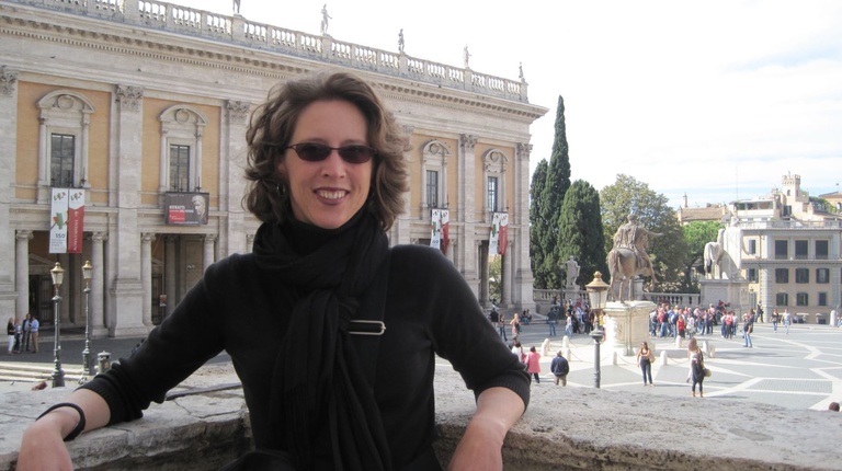 Monica Ernberger in Rome, Italy