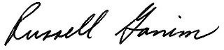 Russ Ganim signature