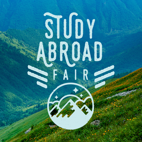 study abroad fair poster