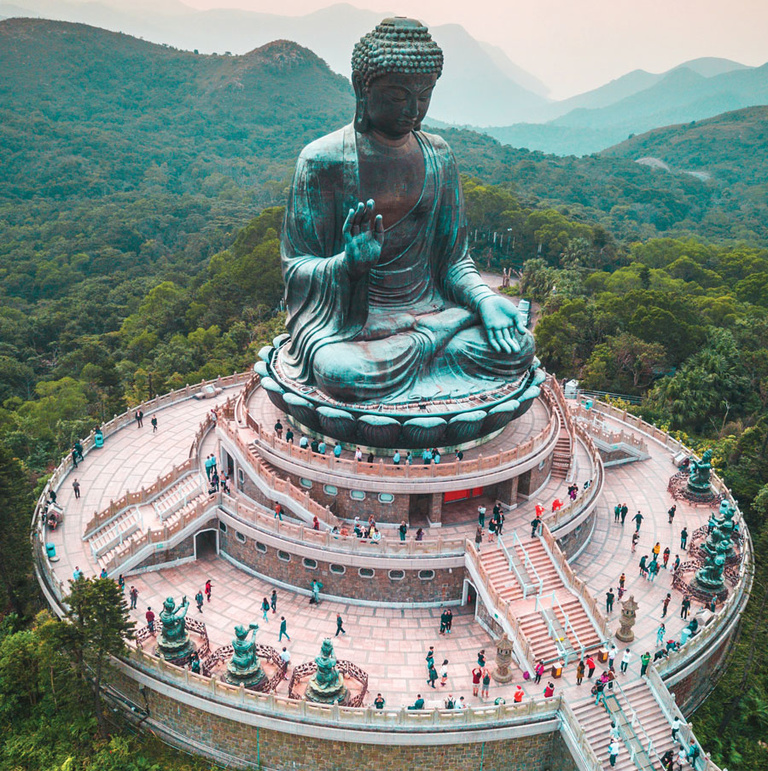 photo of large buddha statue 