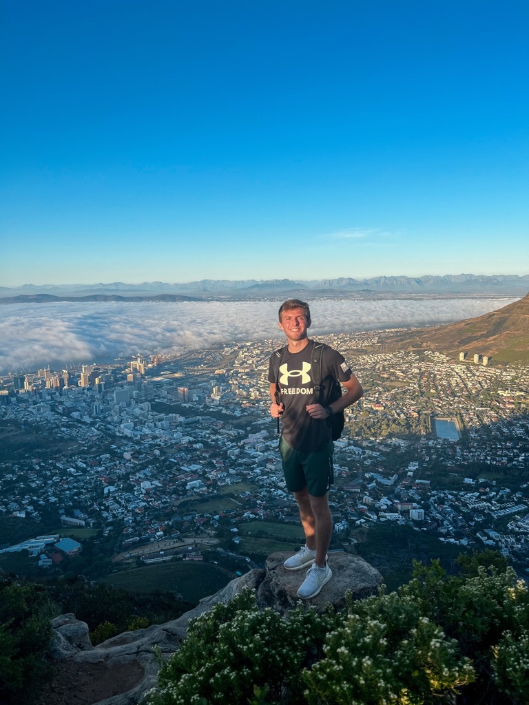 Hiking Lion’s Head mountain in Cape Town, South Africa