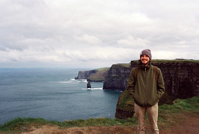 William Jones at the Cliffs of Moher in Ireland