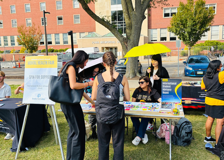 ISAB members at Mental Health Fair tabling event