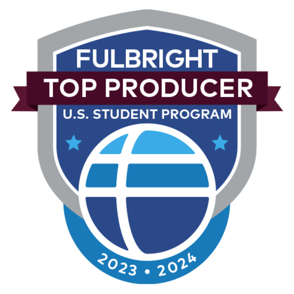 Fulbright top producer graphic 2023-2024