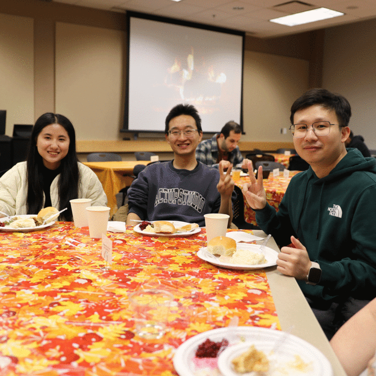 people sitting at table