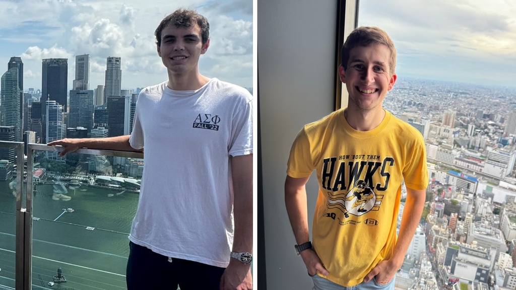 William Drosen in Singapore and Hunter Heppe in Tokyo