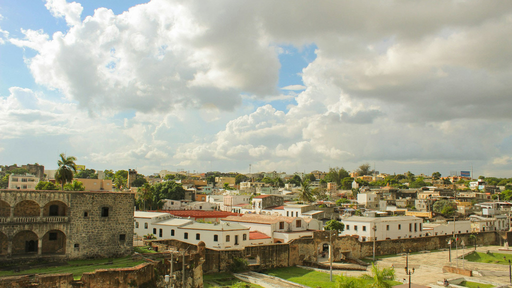 Old town in Santo Domingo Dominican Republic