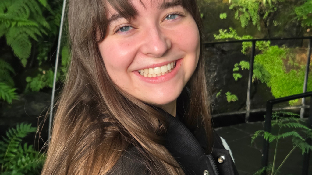 student smiling